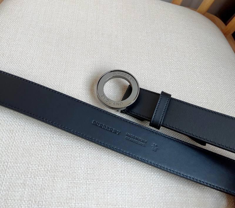 Burberry Leather Vintage Belt 'Black' - Banlieue91