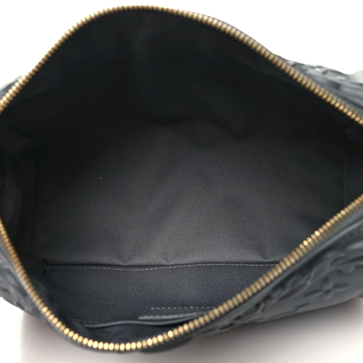 Louis Vuitton Calfskin Debossed Monogram Versailles City Keepall Dark Shadow Grey - Banlieue91