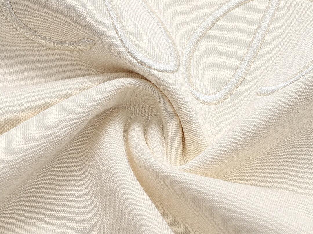 Loewe Relaxed fit hoodie in cotton Beige - Banlieue91