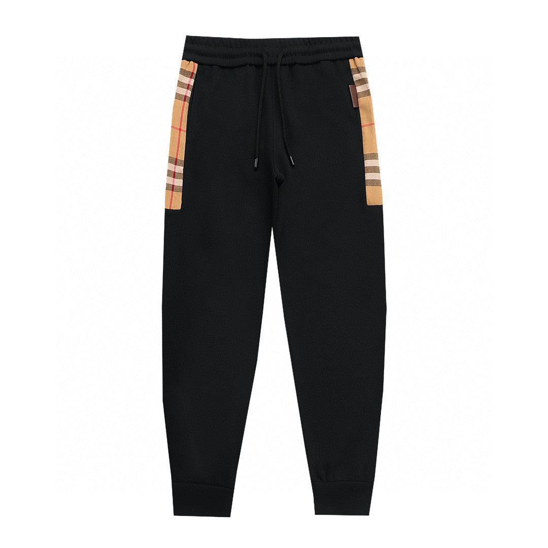 Burberry Long Pant 'Black/Beige' - Banlieue91