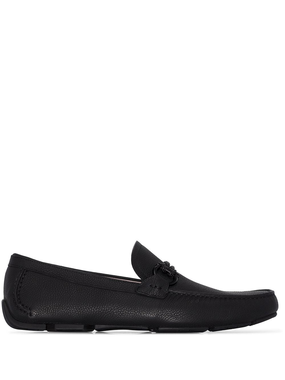 Ferragamo Men's Leather Flats with Rubber Sole - Banlieue91 -