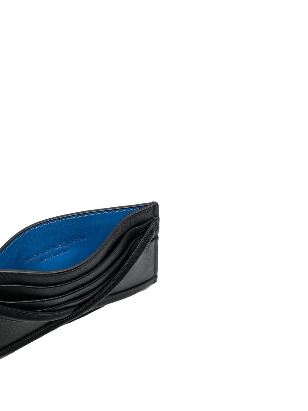 ALEXANDER MCQUEEN Mini Leather Card Holder for Men - Banlieue91 -