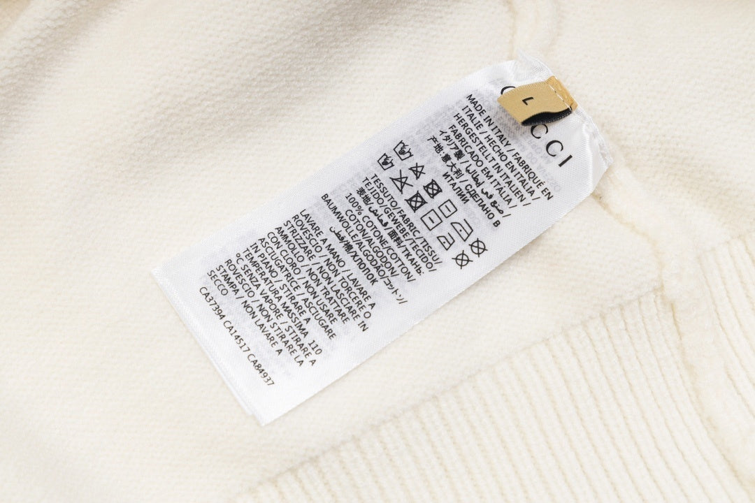 GUCCI Cotton Jersey Sweatshirt New & Authentic