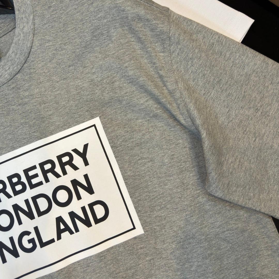 Burberry Grey T-Shirt Without Collar - Banlieue91