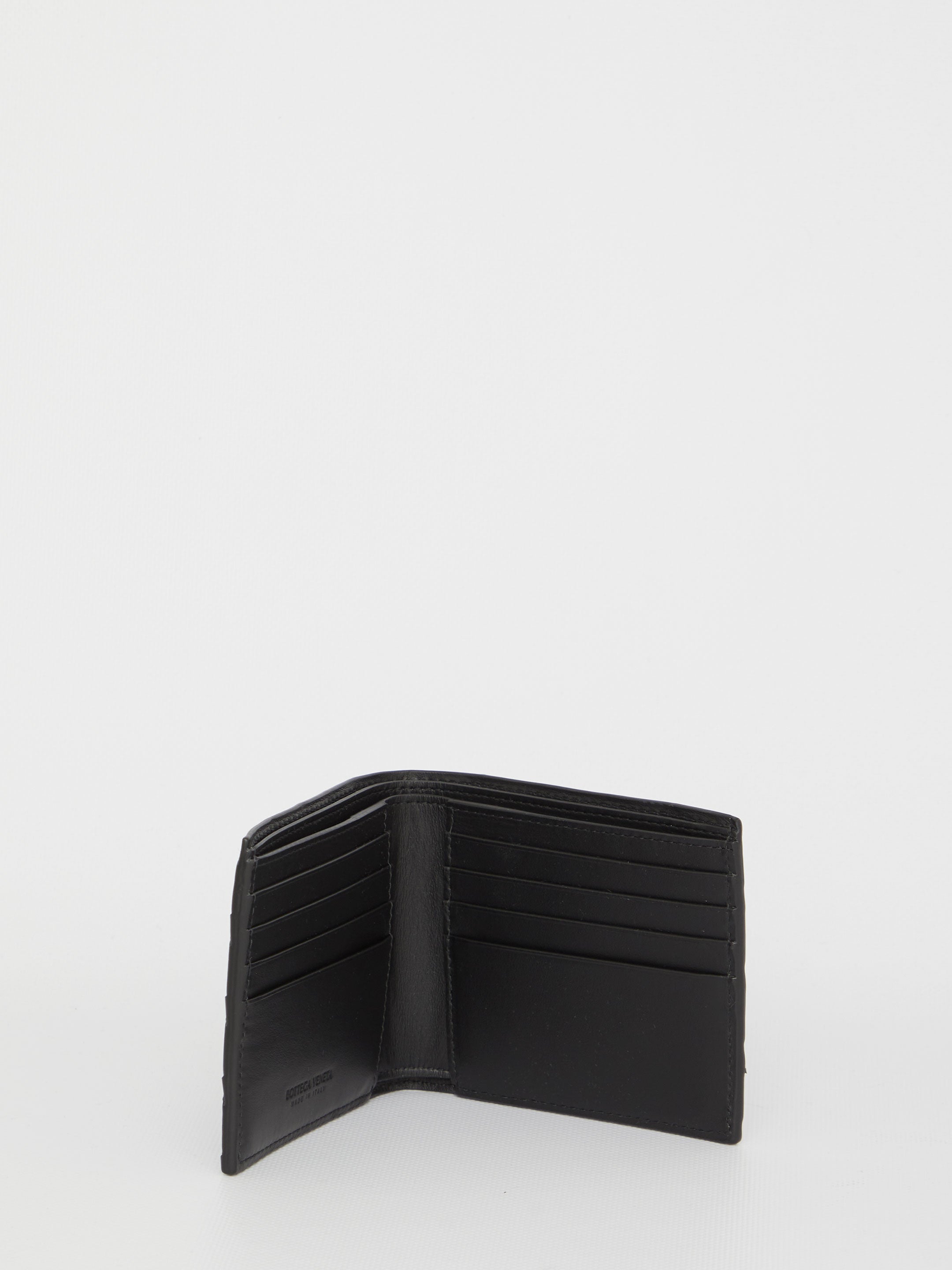 BOTTEGA VENETA Mini Intrecciato Bi-Fold Wallet - Banlieue91 -