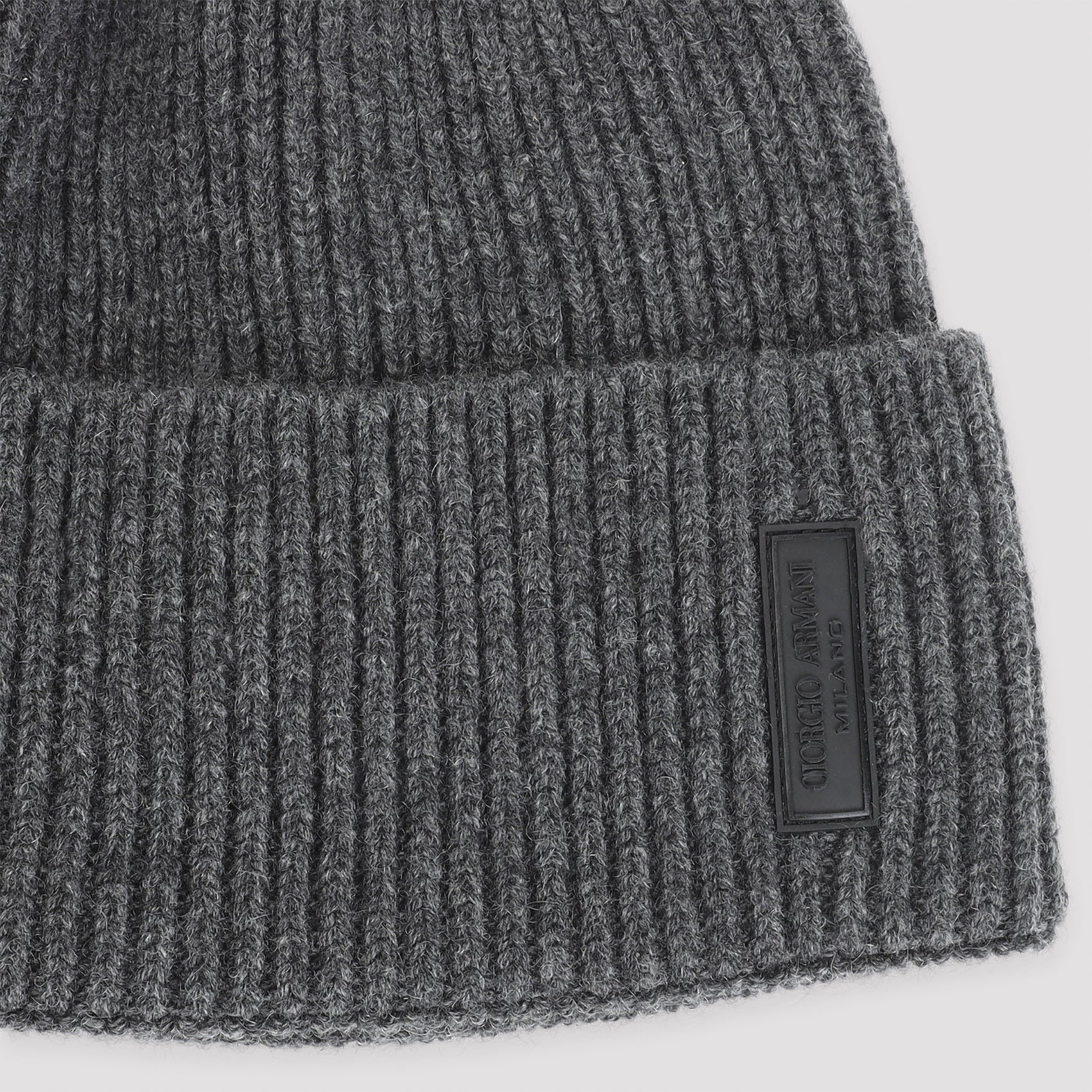 GIORGIO ARMANI Cashmere Beanie Hat for Men - Banlieue91 -