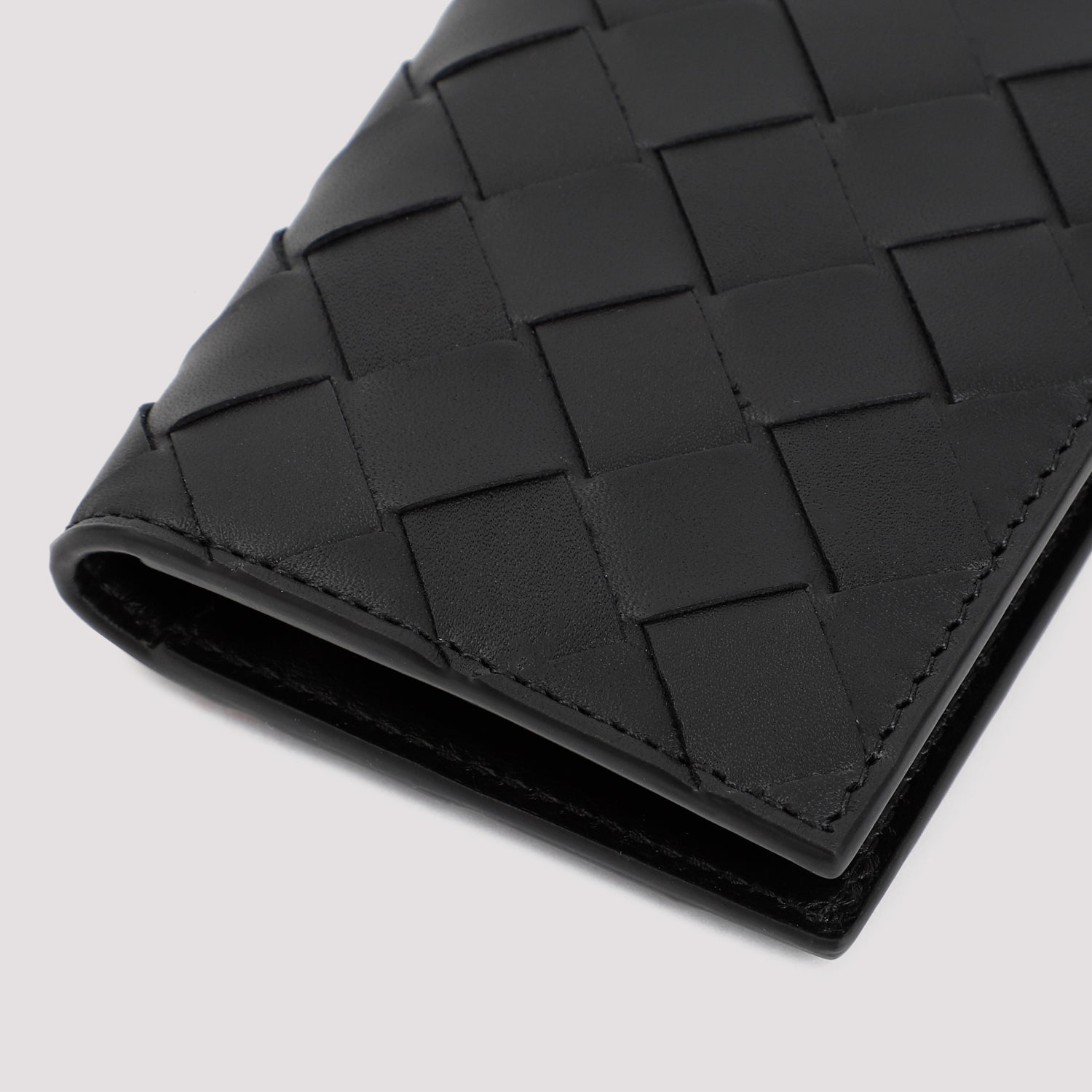 BOTTEGA VENETA Mini Intrecciato Card Holder with Flap - FW25 - Banlieue91 -