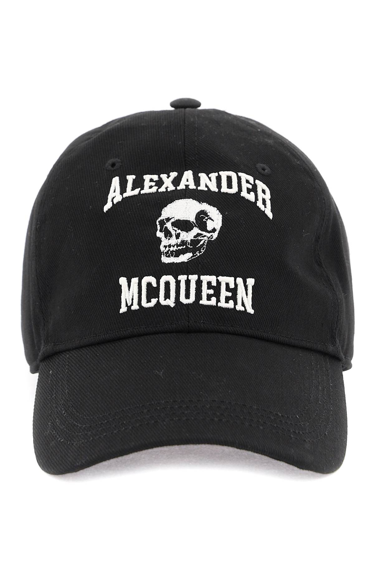 ALEXANDER MCQUEEN Cotton Varsity Skull Baseball Cap - Banlieue91 -