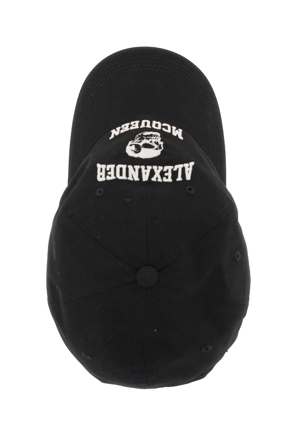 ALEXANDER MCQUEEN Cotton Varsity Skull Baseball Cap - Banlieue91 -