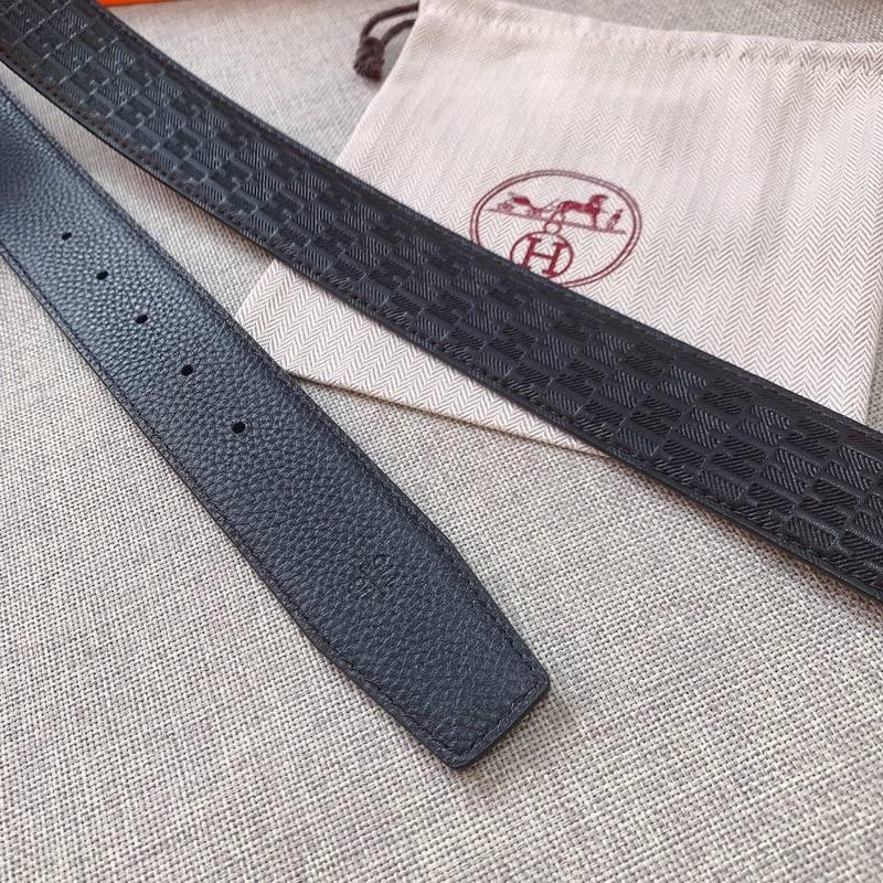 Hermes Men Buckle Belt 'Black' - Banlieue91