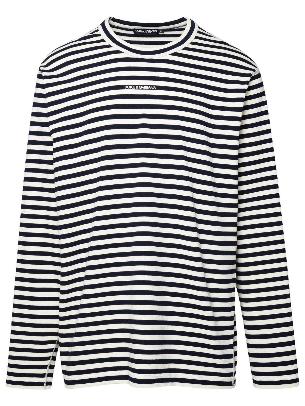 Dolce & Gabbana Blue Cotton T Shirt - Banlieue91 -