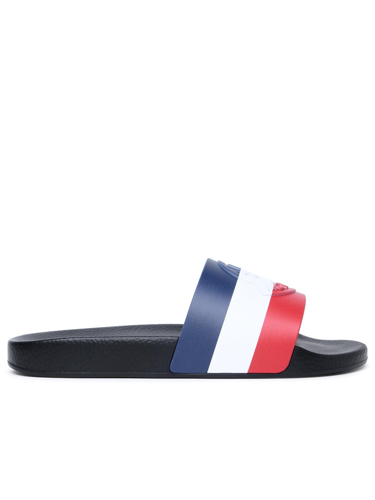 Moncler 'Basile' Black Rubber Slippers - Banlieue91 -