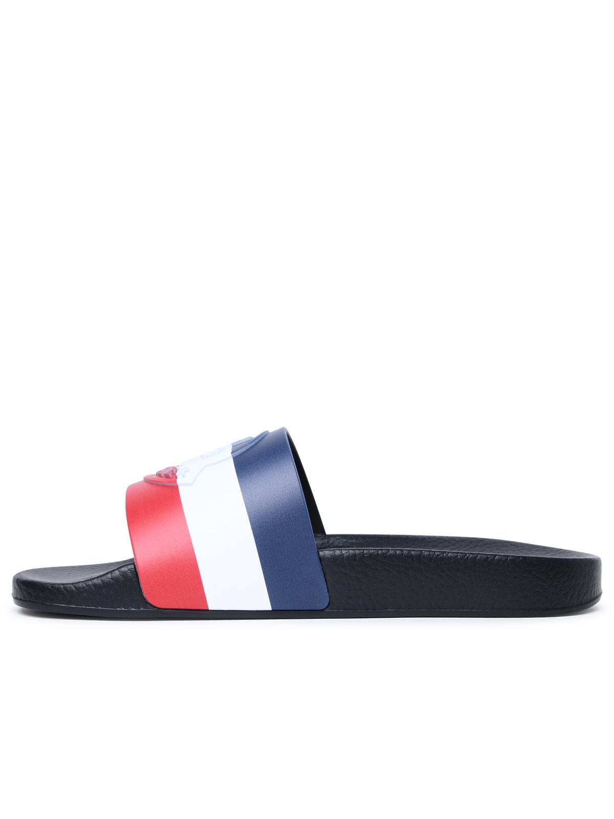 Moncler 'Basile' Black Rubber Slippers - Banlieue91 -