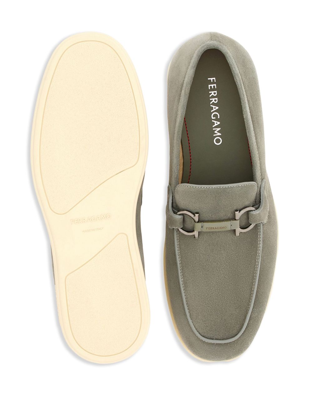 Ferragamo Men's Suede Cosimo Loafers - Banlieue91 -