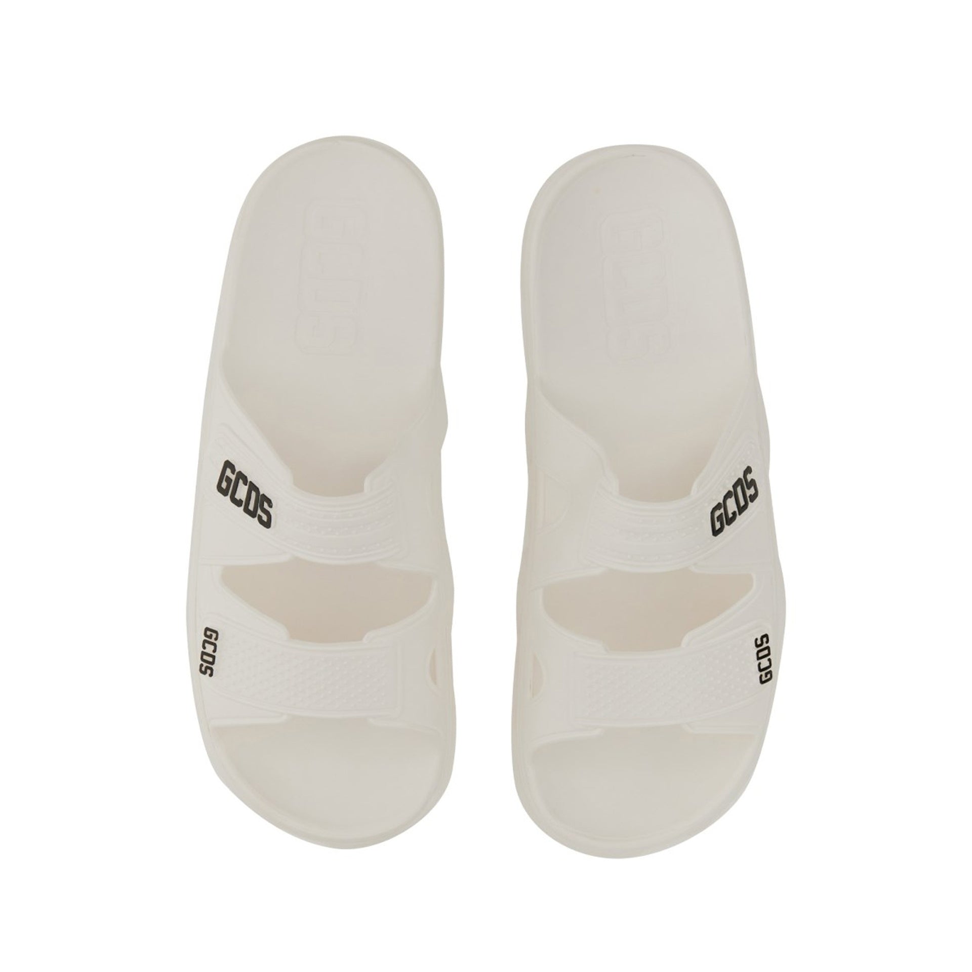 Gcds Rubber Logo Flats Sandals - Banlieue91 -