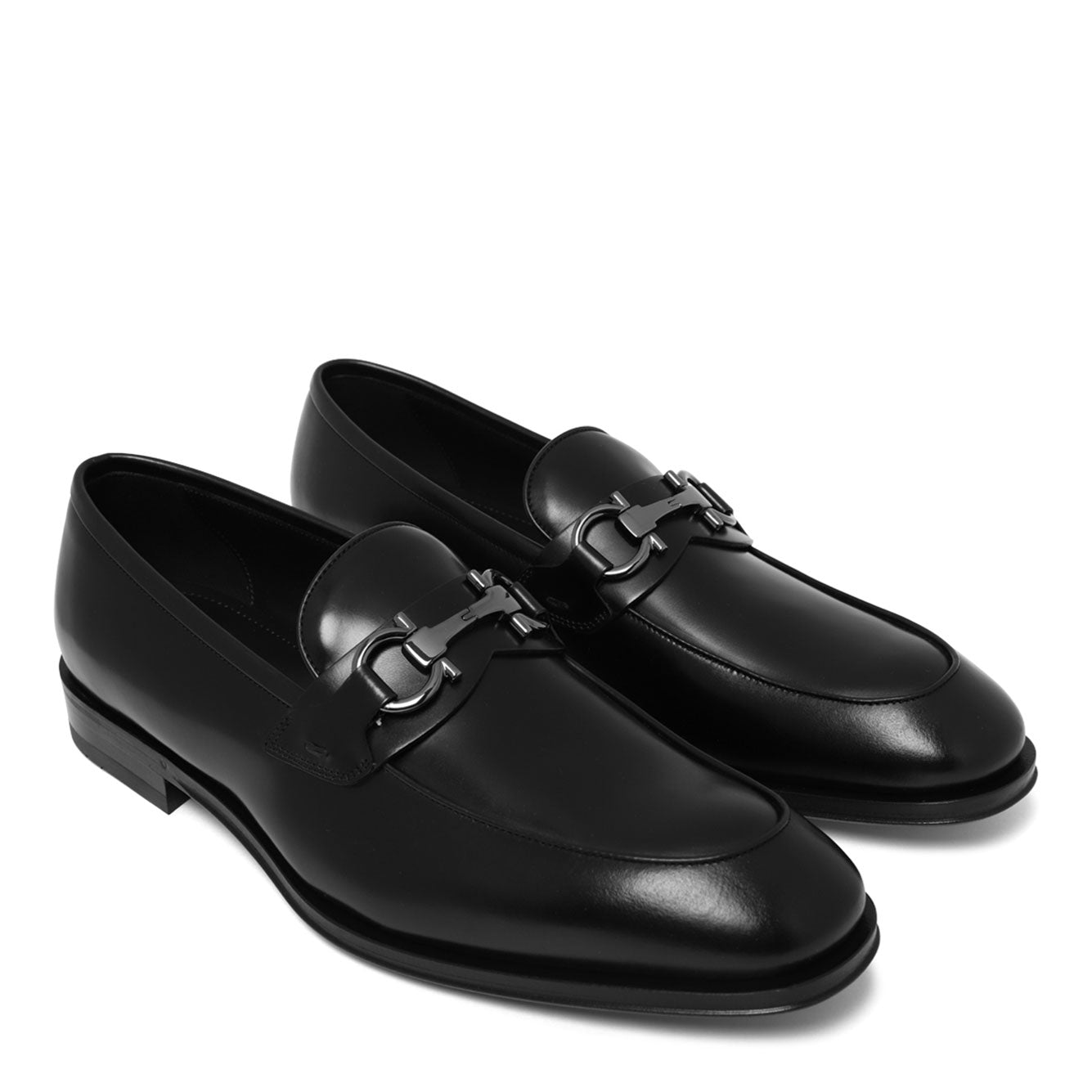 Ferragamo 100% Leather Moccasin Flat Shoes for Men - Banlieue91 -