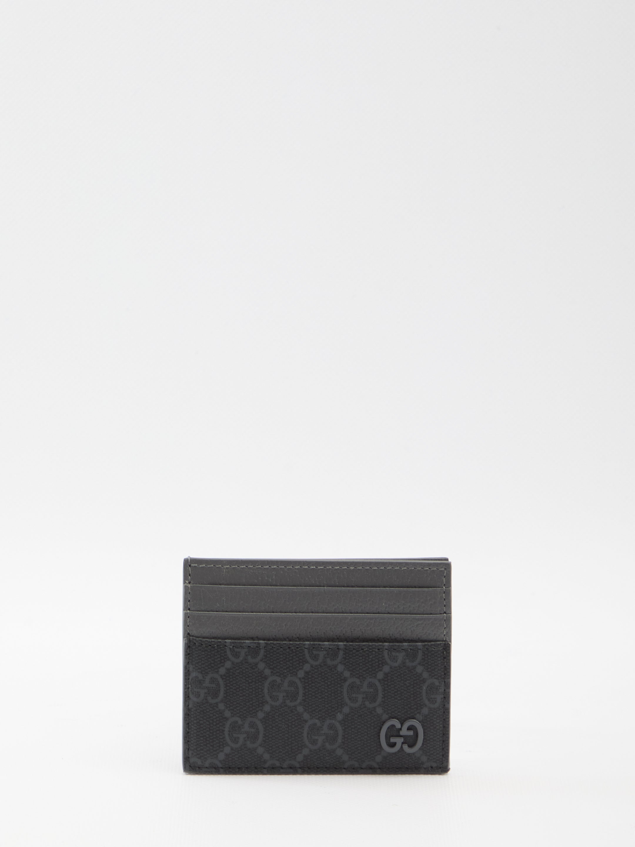 GUCCI Mini Fabric and Leather Card Holder - Banlieue91 -