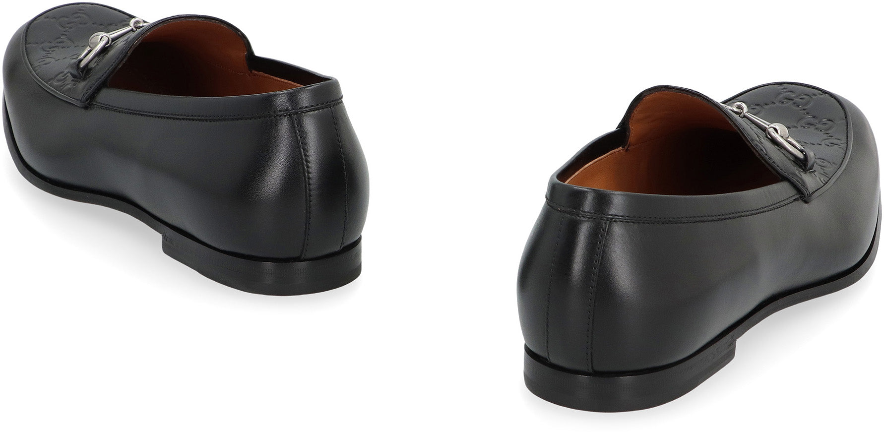 GUCCI Men's Classic Leather Loafers with Metal Bit - Banlieue91 -