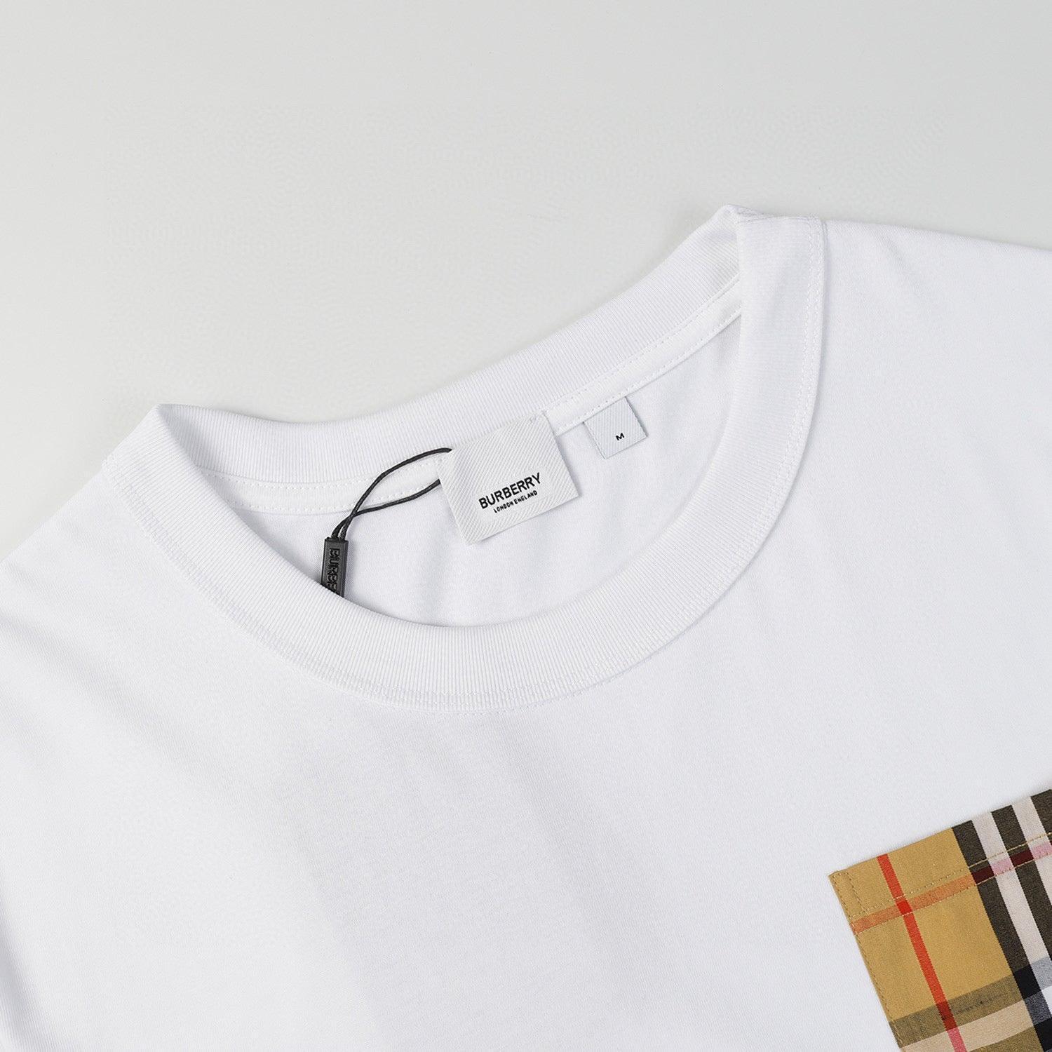 Burberry T-Shirt Without Collar 'White' - Banlieue91