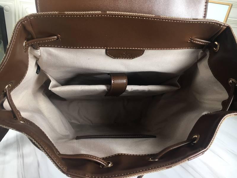 Gucci Backpack with Jumbo GGCamel/Ebony - Banlieue91