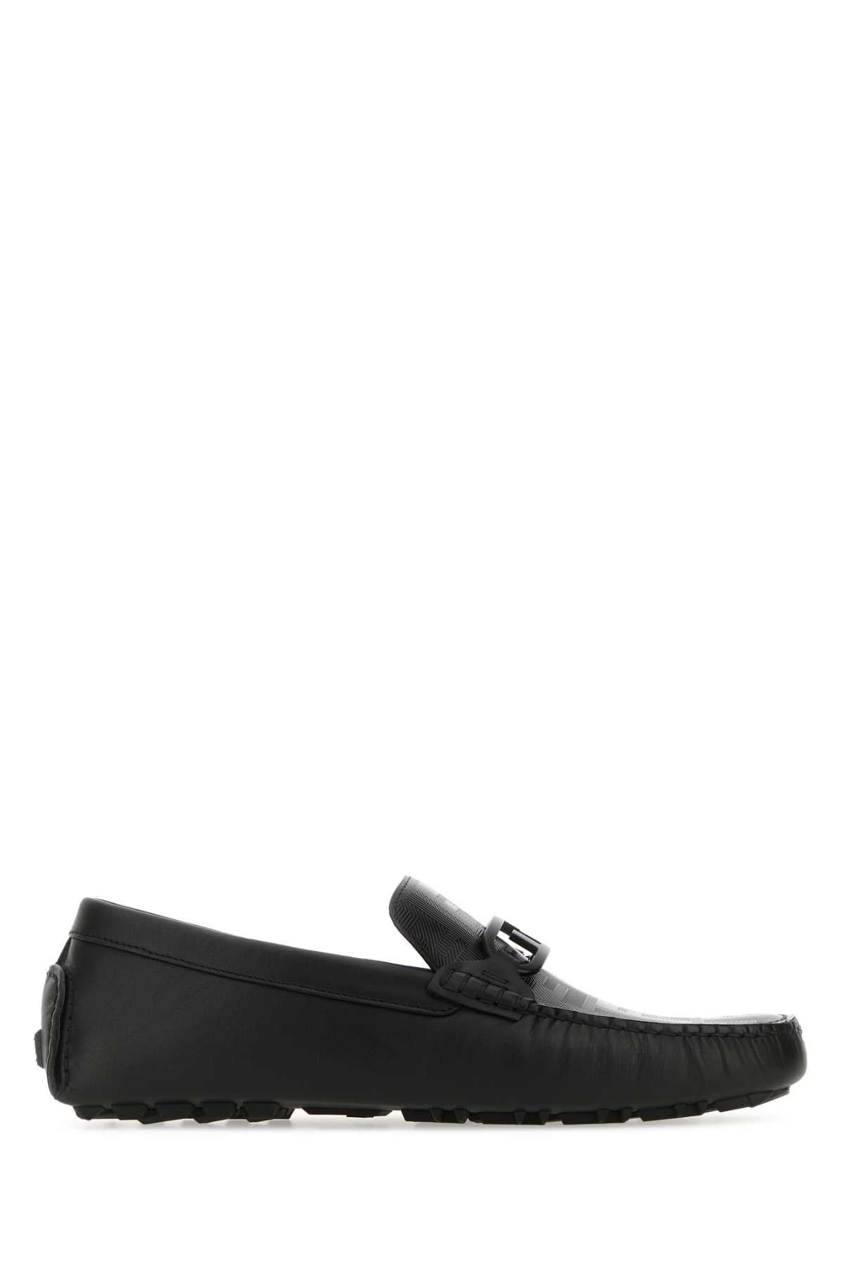 FENDI Leather Diver O Lock Loafers - Banlieue91 -