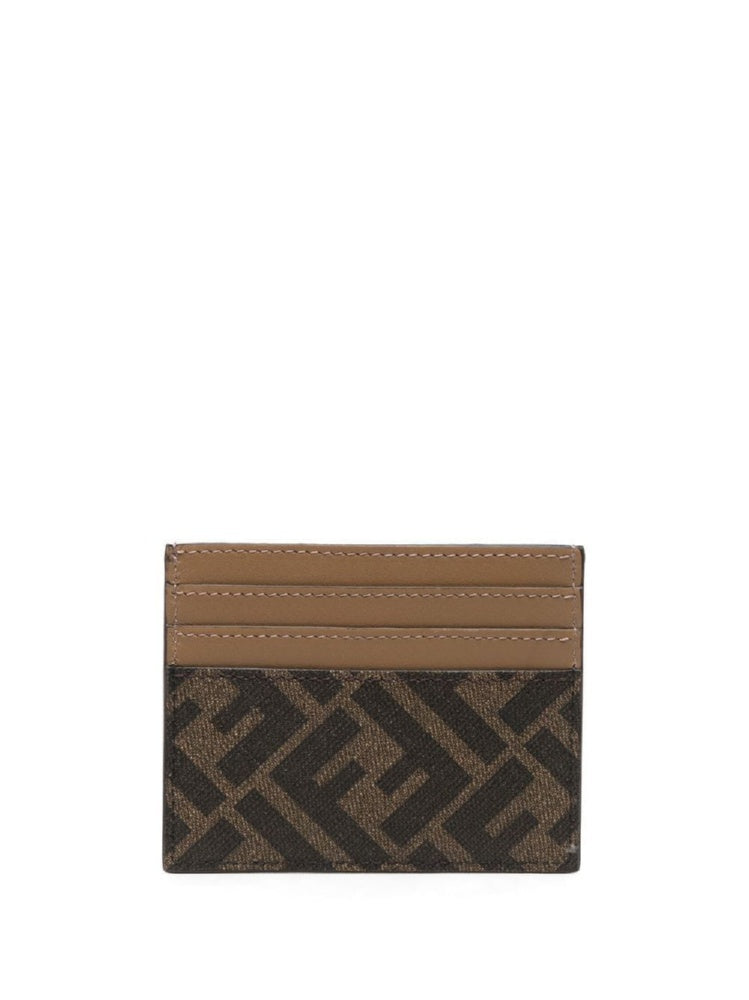 FENDI Coated Canvas Mini Card Holder - 10x8 cm - Banlieue91 -