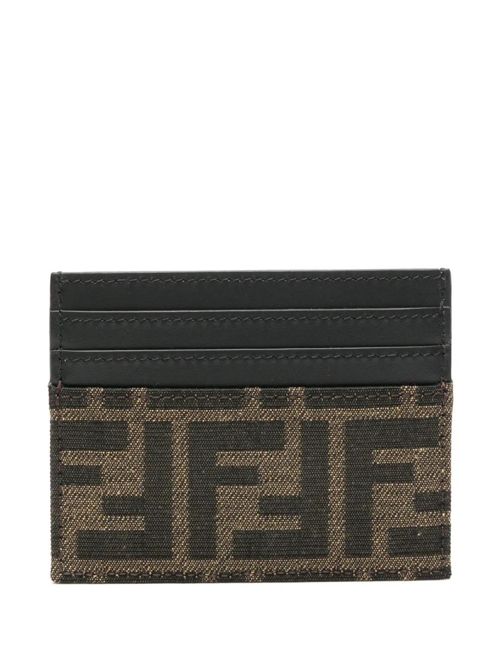 FENDI Mini Jacquard Card Holder - FW25 - Banlieue91 -