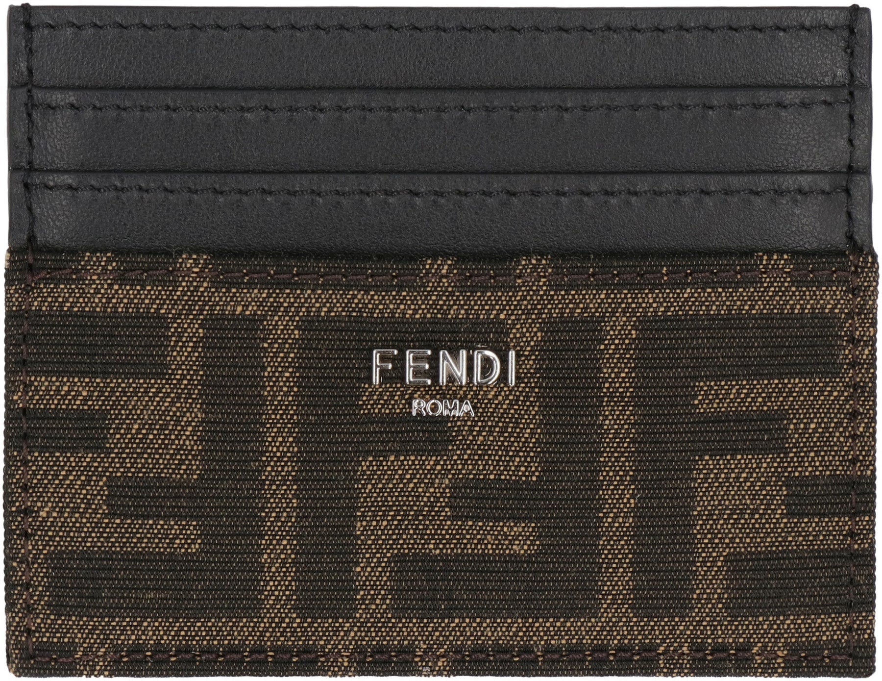 FENDI Jacquard Leather Card Holder - Mini - Banlieue91 -