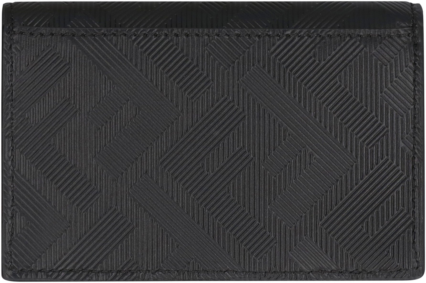 FENDI Leather Card Holder with FF Motif - 11 cm x 7.5 cm - Banlieue91 -