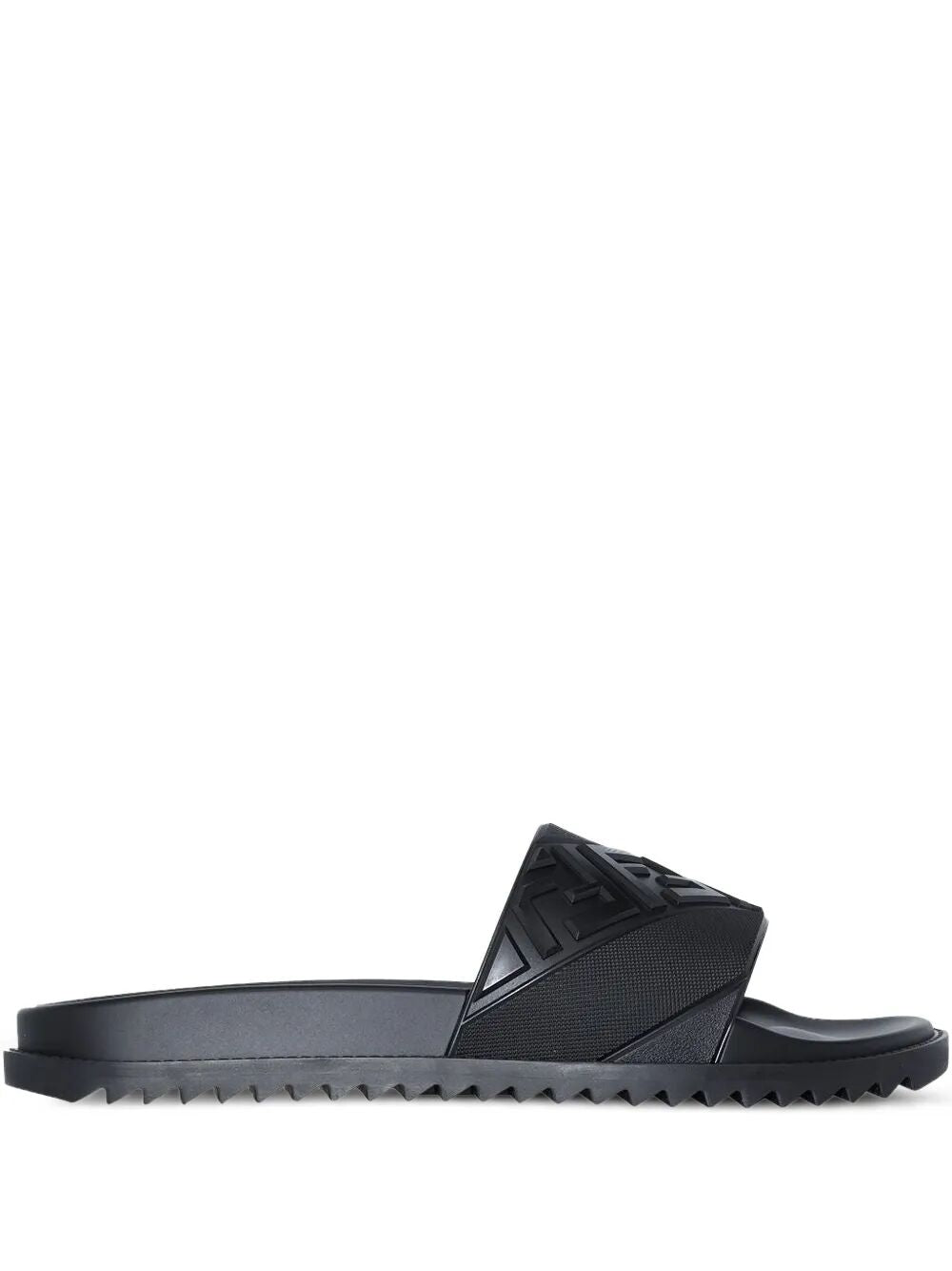 FENDI High Strap Slide Sandals with Embossed FF Motif for Men - Banlieue91 -
