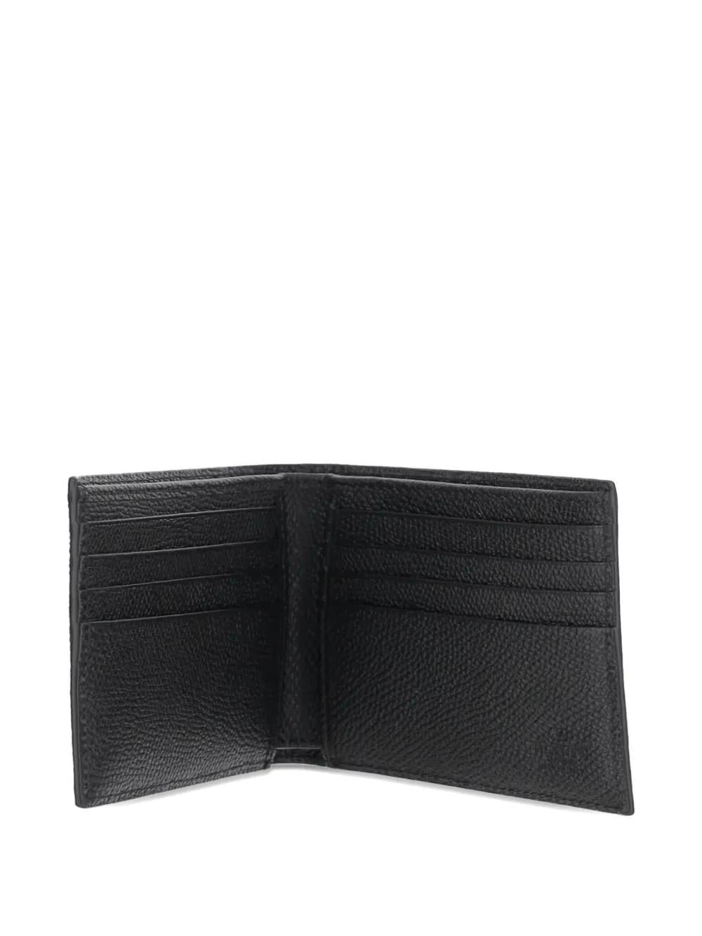 VALENTINO Pebble Leather Vlogo Mini Wallet - Banlieue91 -