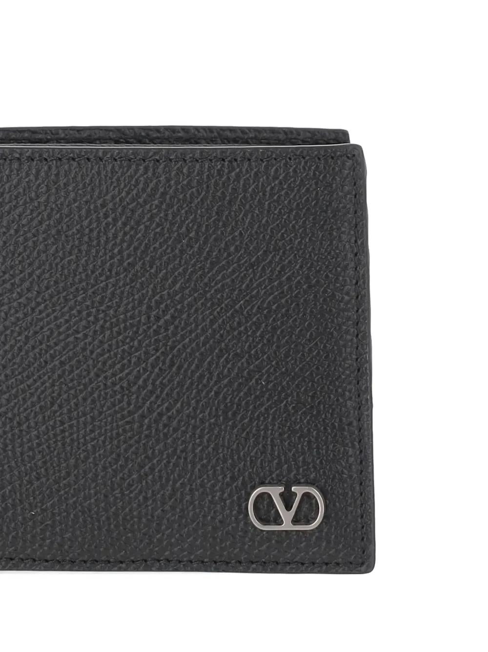 VALENTINO GARAVANI Mini Signature Grainy Calfskin Wallet - Banlieue91 -