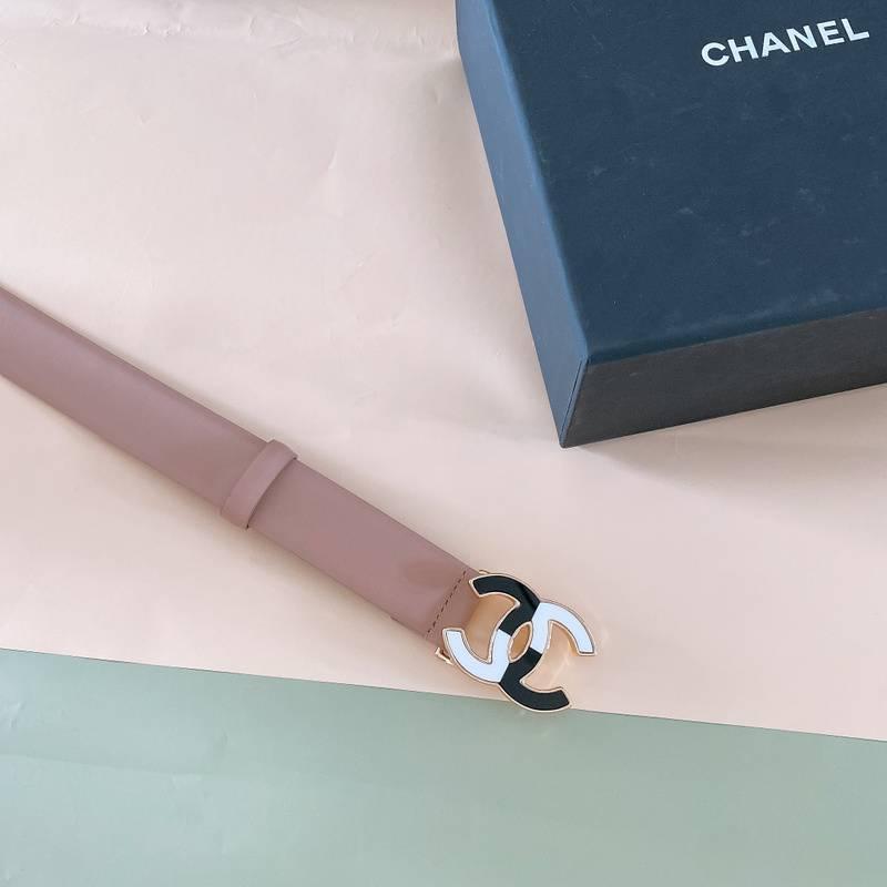 Chanel Women Logo Banding Belt 'Beige' - Banlieue91