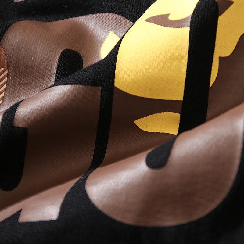 Bathing Ape Black World Gone Mad T-Shirt without Collar - Banlieue91