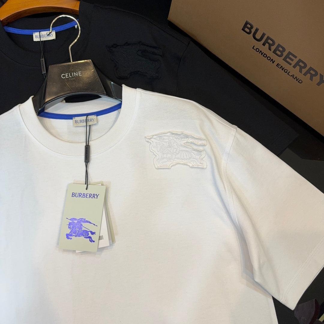 Burberry T-Shirt Without Collar 'White' - Banlieue91