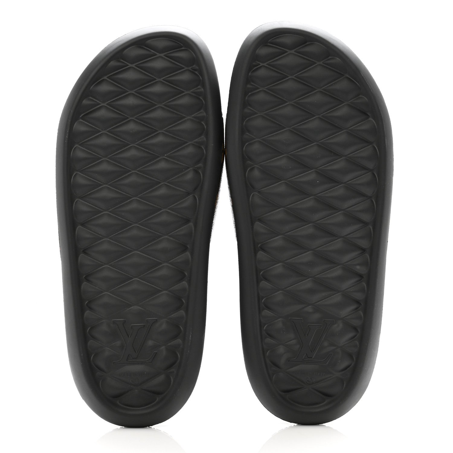 Louis Vuitton Rubber Monogram Men's Waterfront Mules 'Brown'