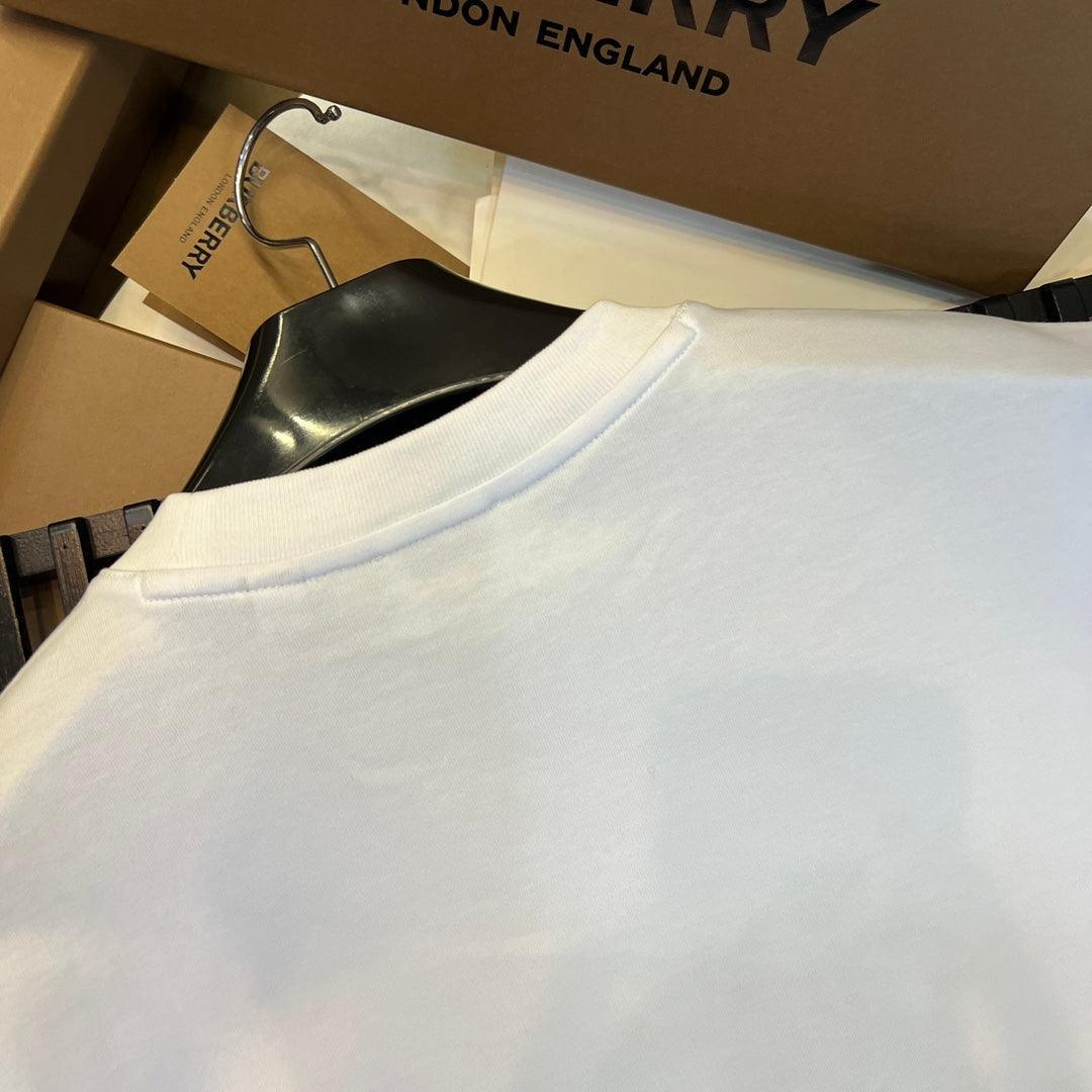 Burberry T-Shirt Without Collar 'White' - Banlieue91
