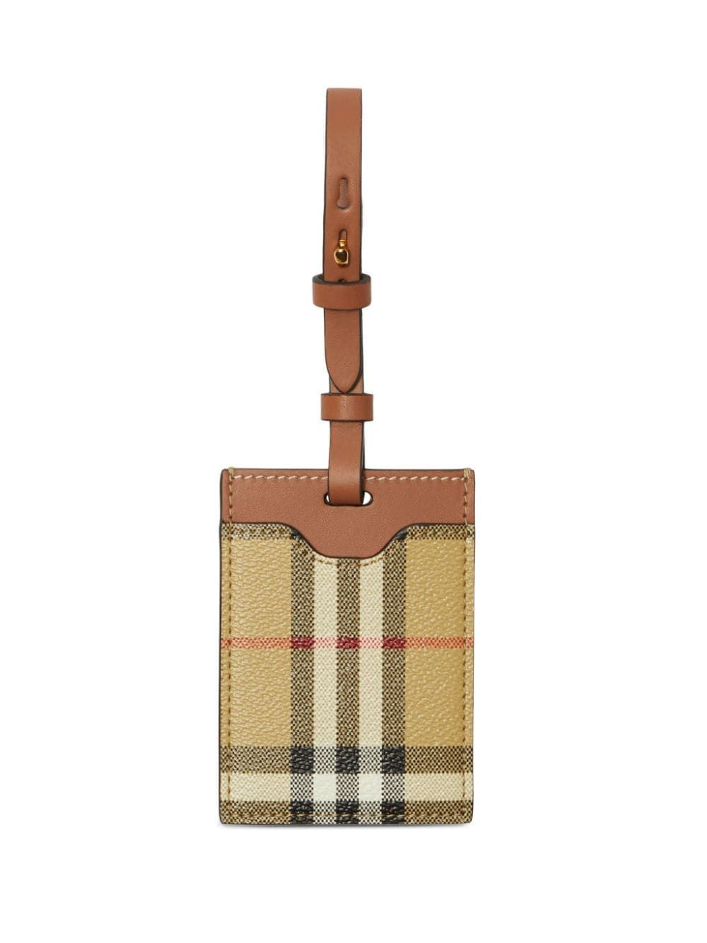 BURBERRY Mini Equestrian Knight Leather Cardholder - Banlieue91 -