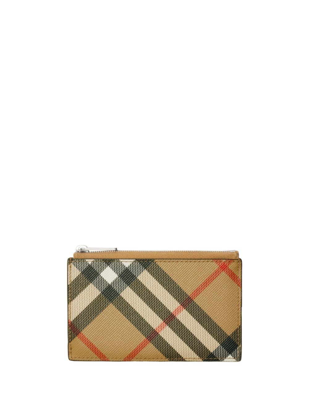 BURBERRY Checked Mini Canvas Card Holder - Banlieue91 -