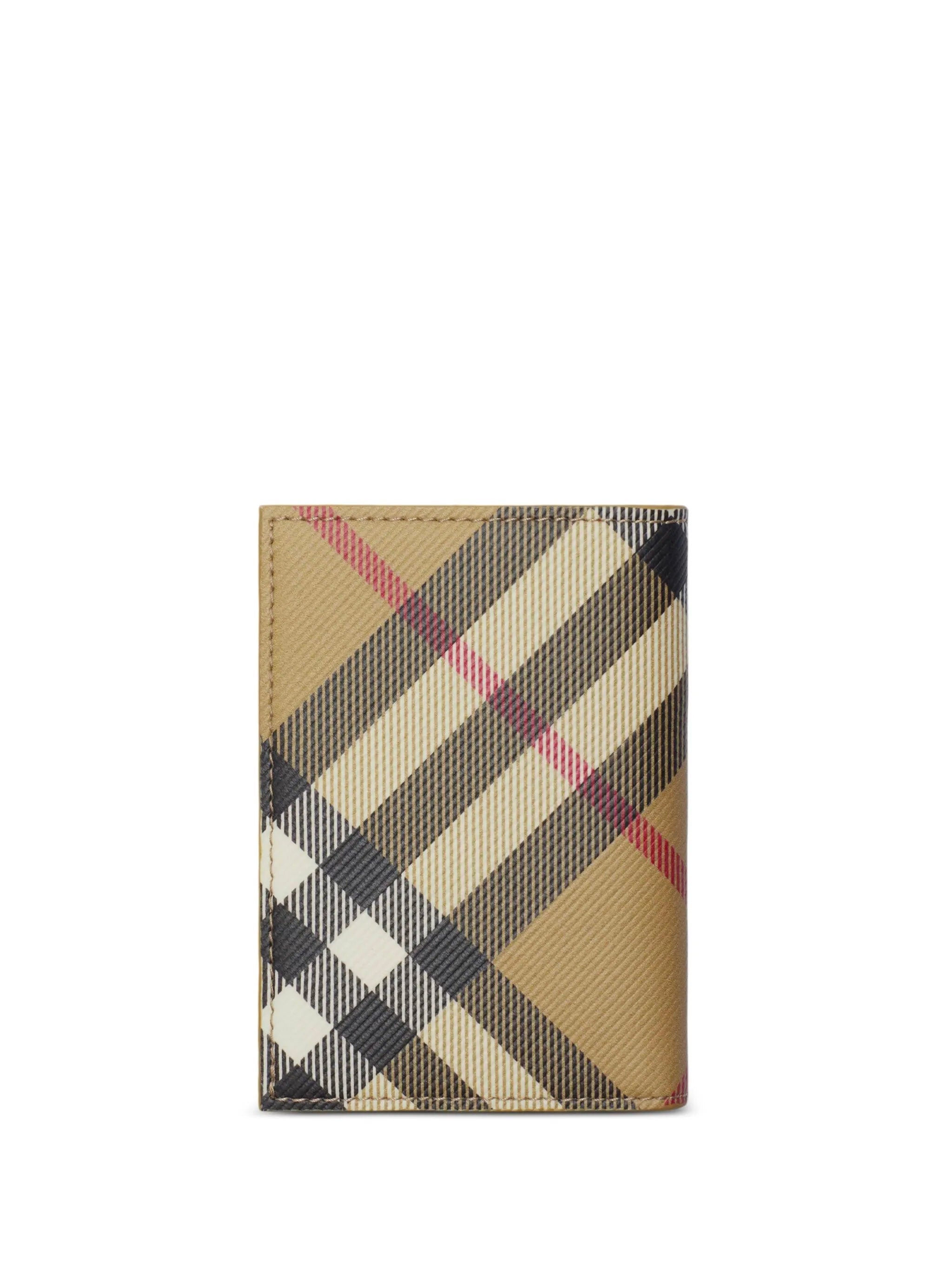 BURBERRY Check Book Credit Card Holder - Mini - Banlieue91 -