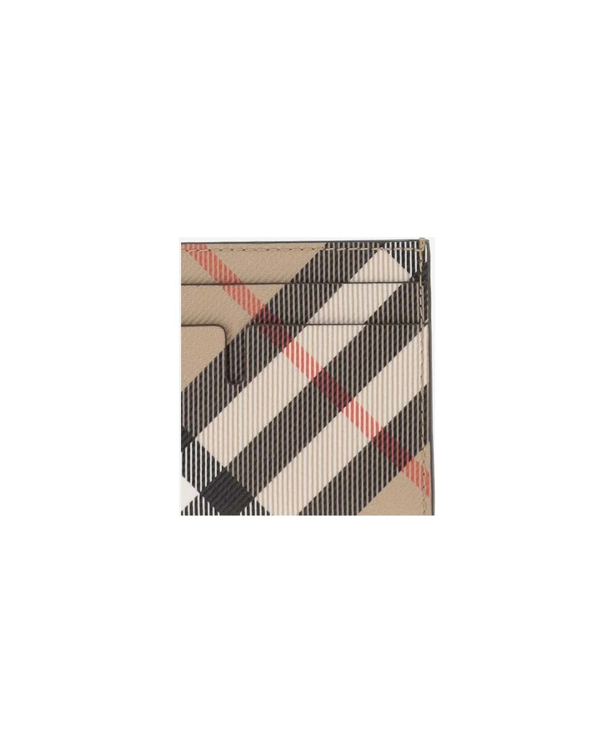 BURBERRY Mini Check Credit Card Holder - Banlieue91 -