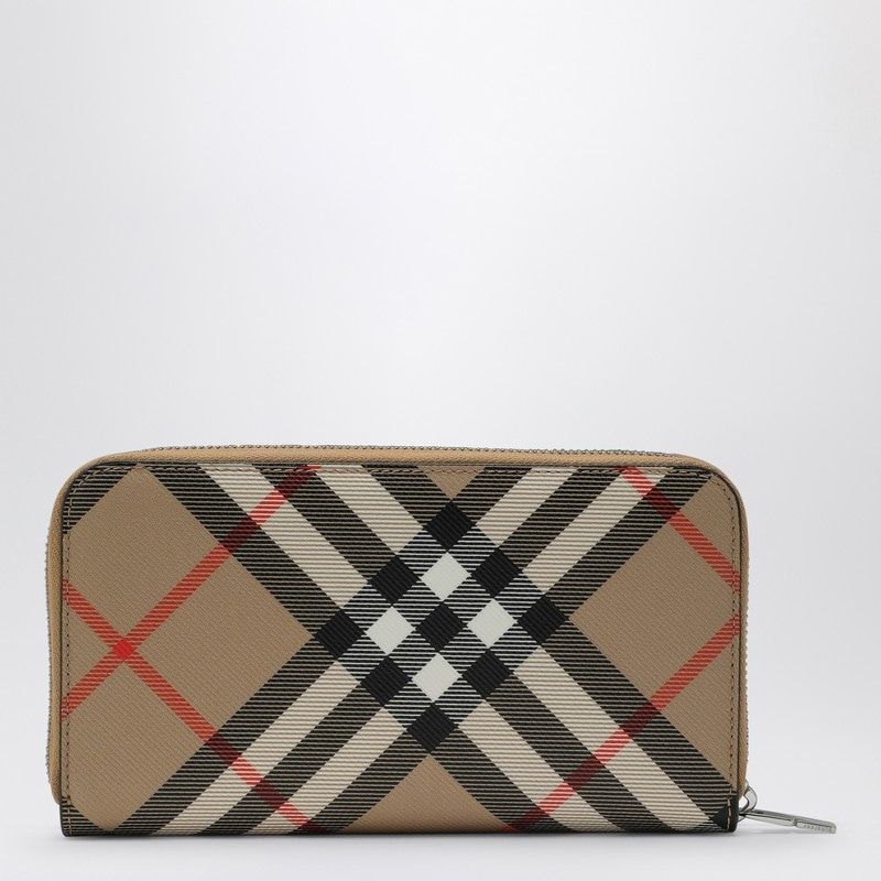 BURBERRY Mini Coated Canvas Wallet - Sophisticated Style for Men - Banlieue91 -