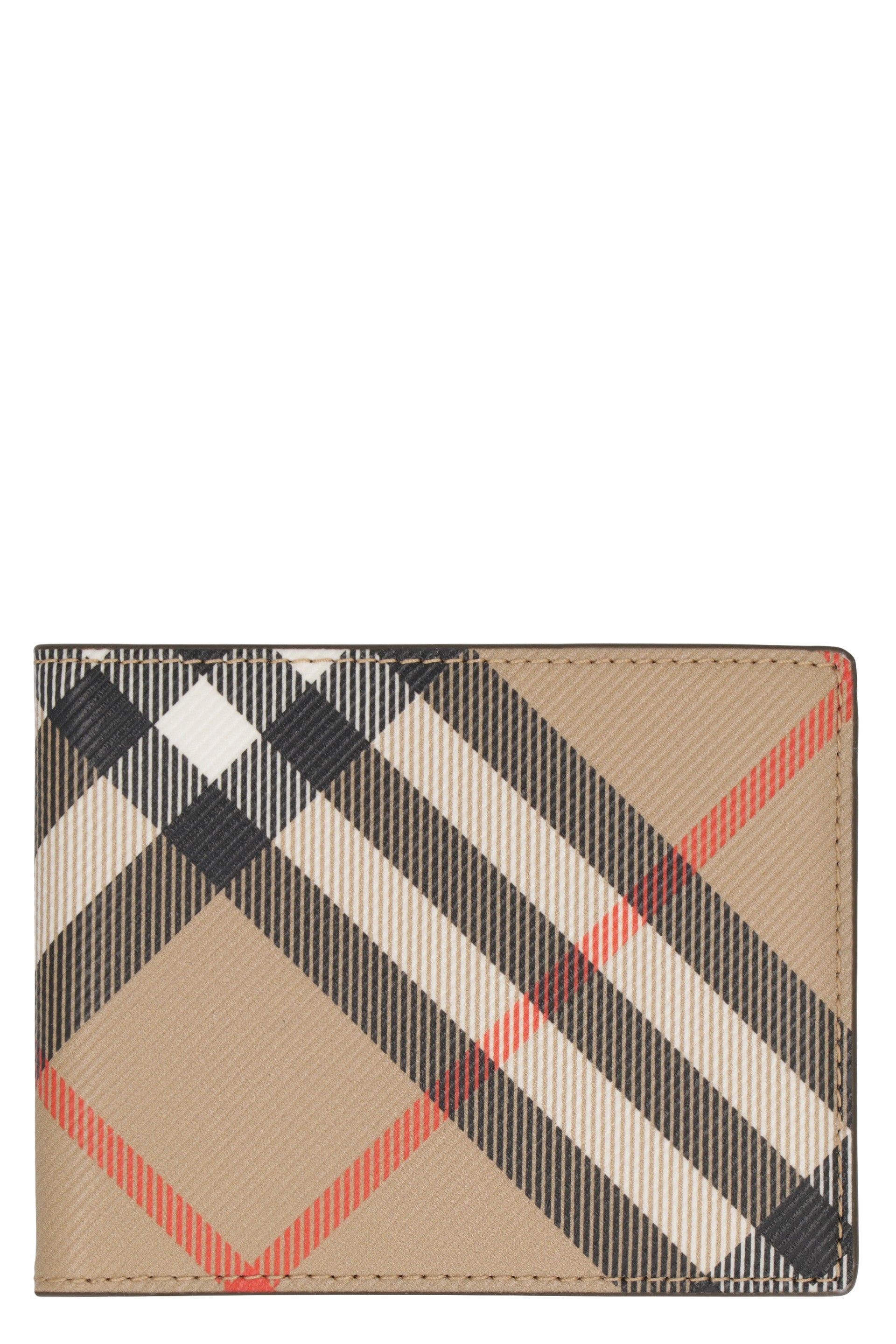 BURBERRY Check Pattern Wallet (9.5x11 cm) - Mini Size - Banlieue91 -