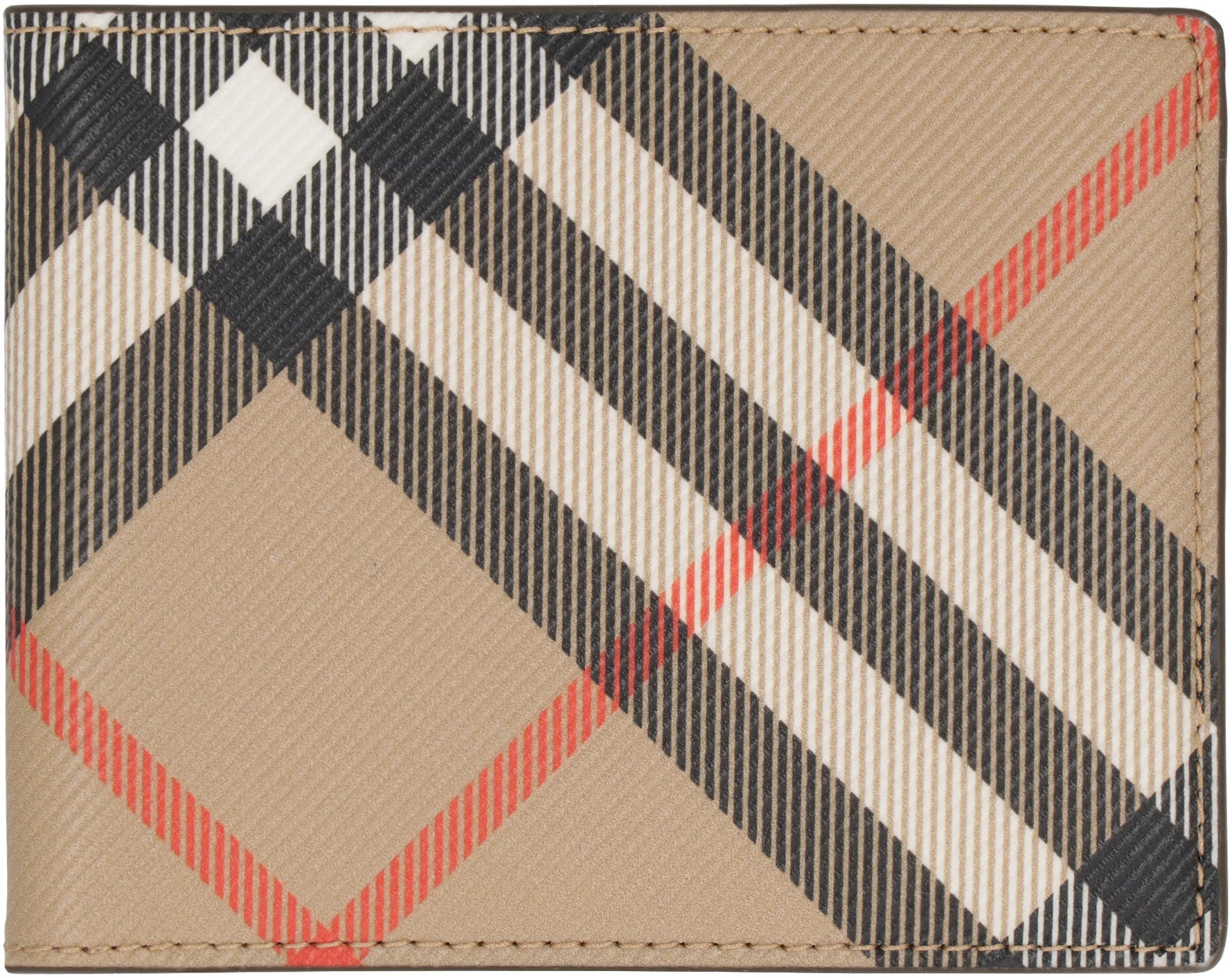 BURBERRY Check Pattern Wallet (9.5x11 cm) - Mini Size - Banlieue91 -
