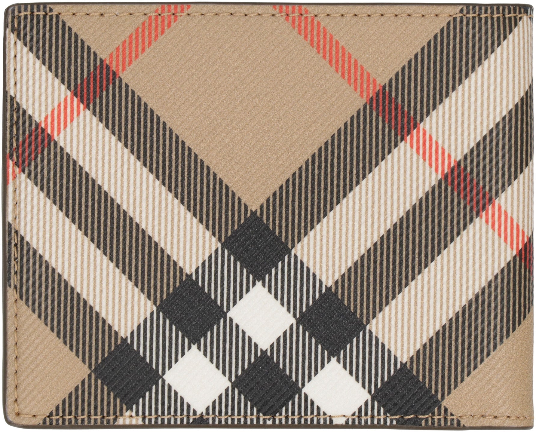 BURBERRY Check Pattern Wallet (9.5x11 cm) - Mini Size - Banlieue91 -