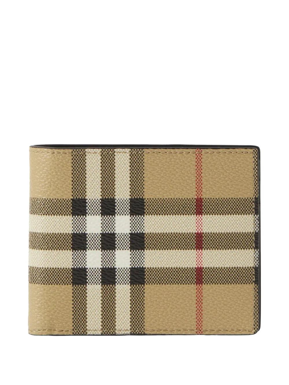 BURBERRY Checkerboard Mini Two-Fold Wallet - Banlieue91 -