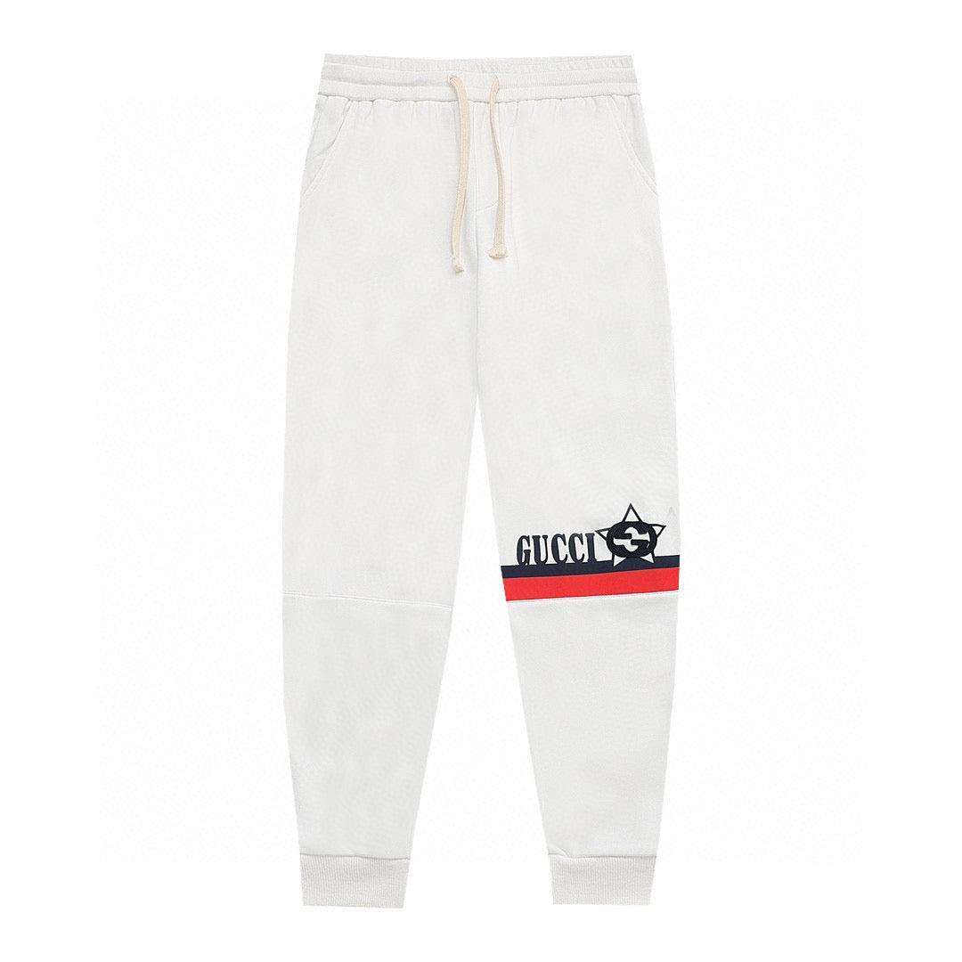 Gucci Long Pant White/Black/Red' - Banlieue91