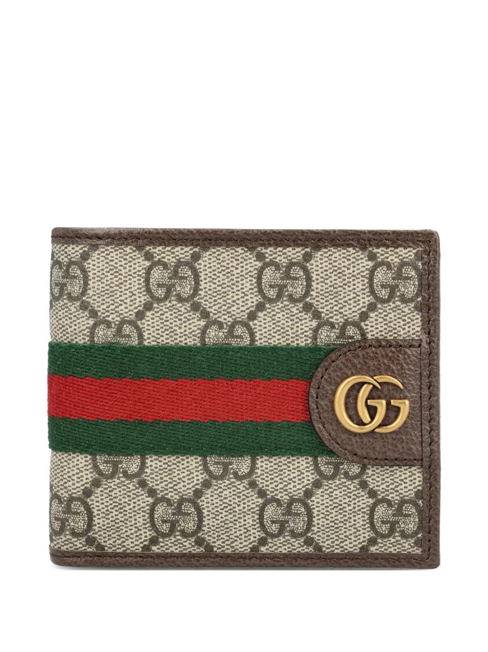 GUCCI Mini Bi-Fold Wallet with Signature Monogram - Banlieue91 -