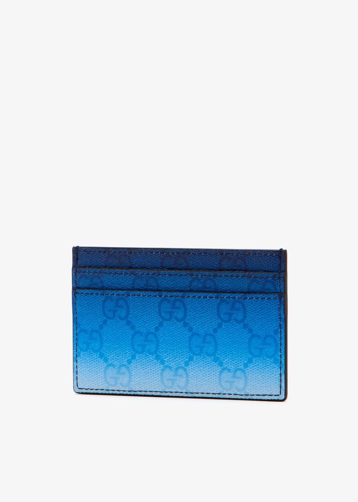GUCCI Printed Canvas Mini Card Holder - Banlieue91 -