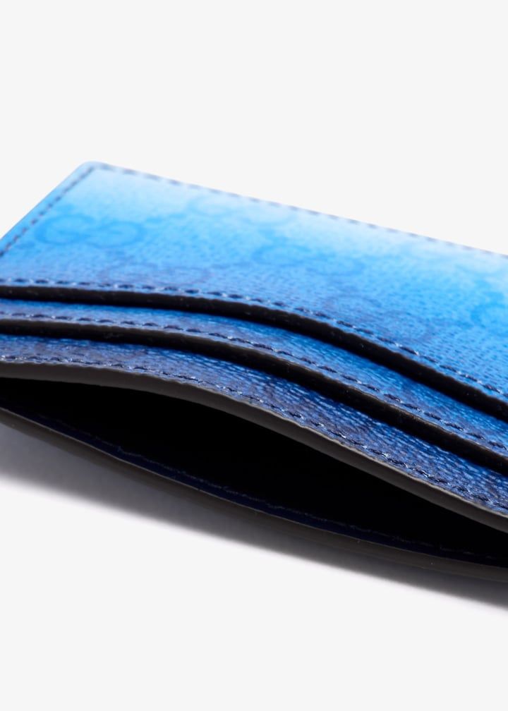 GUCCI Printed Canvas Mini Card Holder - Banlieue91 -